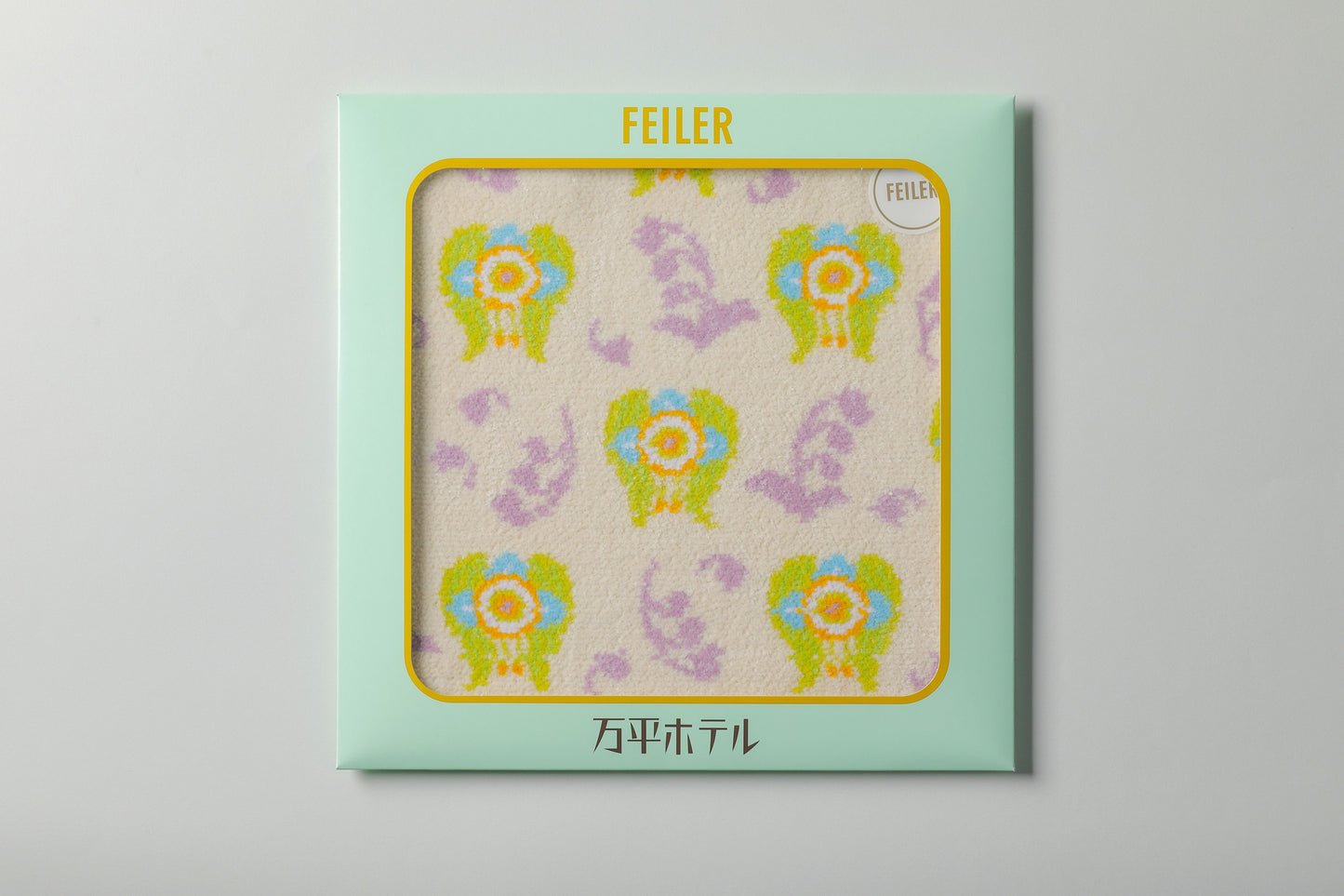 万平ホテル×FEILER　レトロすずらんハンカチ　